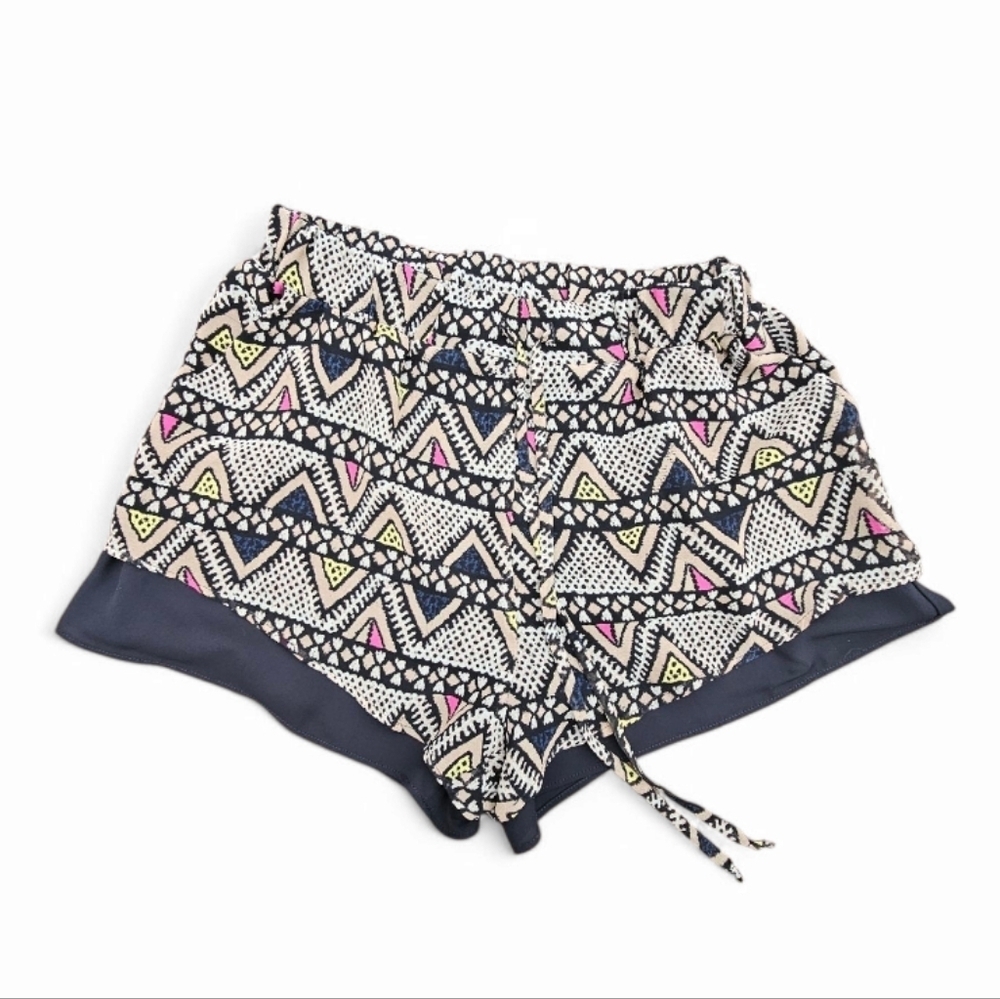 BCBGeneration Aztec Tribal Women's Shorts, Size XXS
